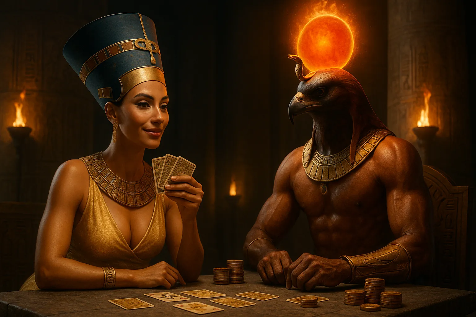 Нефертити и Ра